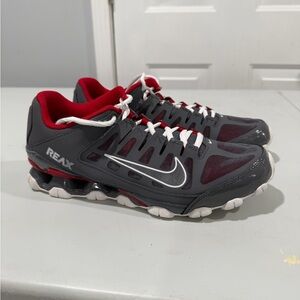 Nike Reax Men's Athletic Shoes in Gray and Red